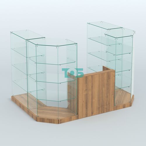 Торговый стеклянный павильон Абсолют №1 (открытый) (4.13 кв.м)