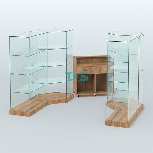 Торговый стеклянный павильон Абсолют №1 (открытый) (4.13 кв.м)