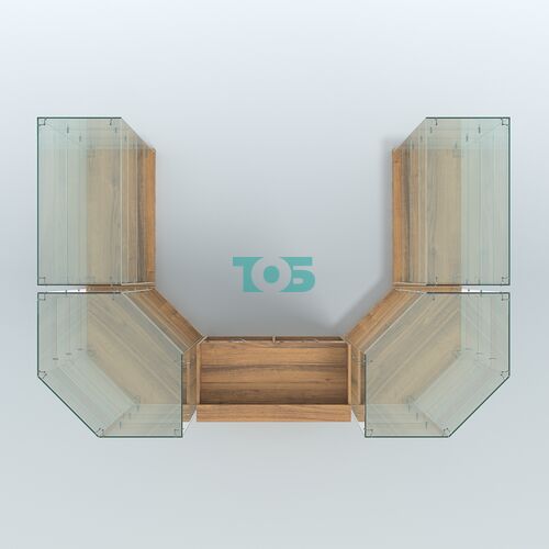 Торговый стеклянный павильон Абсолют №1 (открытый) (4.13 кв.м)