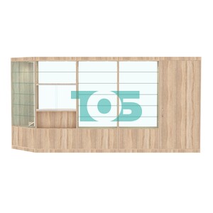 Павильон №9 из ДСП (6, 58 кв. м)