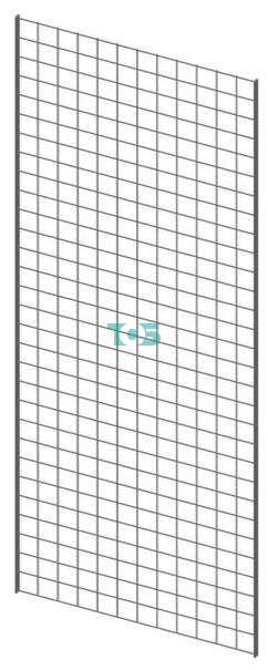 Сетка настенная белая прямоугольная С-03 1500 х 600 для магазина канцелярских товаров серии CLERIC