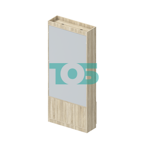 Витрина ОПТИКА №1-3 (задняя стенка зеркало)