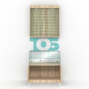 Комбинированный прилавок-витрина демонстрационный КПВ-01-07