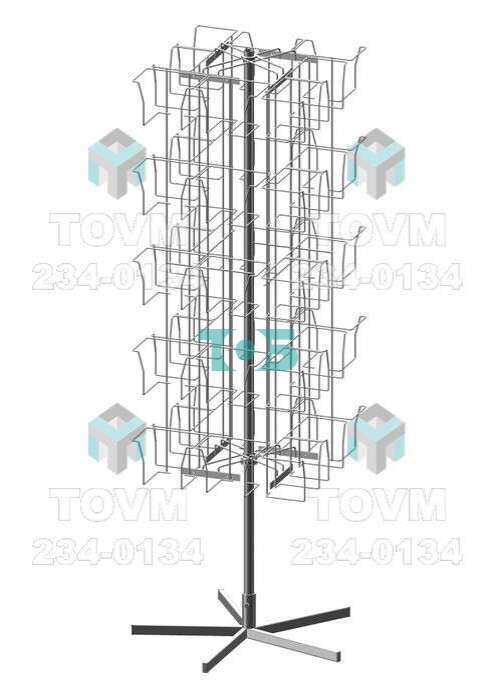 СТ.ВР.11 Стойка вращающаяся 40 ячеек для колготок