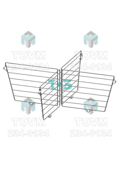 Р.К.02 Разделитель для корзины 600x600x200 (комплект)