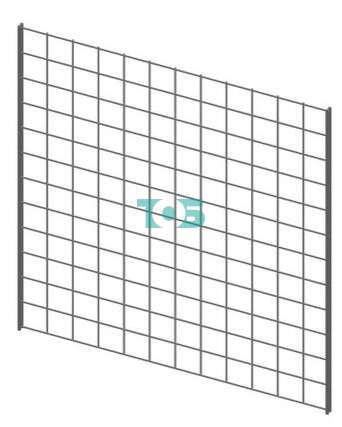 Решетка настенная квадратная для магазина секонд-хенда SH-РН-С06