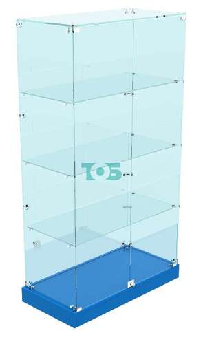 Витрина прямоугольная стеклянная для магазина детской одежды ДЕЛФТ ХП-05