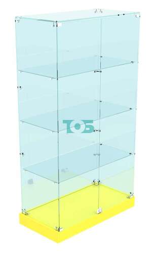 Витрина прямоугольная из стекла на подставке для продажи детских товаров ЦИТРУС ХП-05