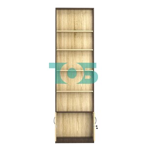 Стеллаж из ДСП с 4-мя полками 100x600 мм серии LEVEL-4 №1 (З/C - ДВП)