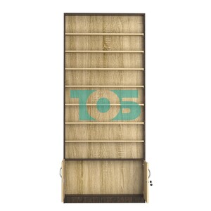 Стеллаж из ДСП с 7-ю полками 100x900 мм серии LEVEL-7 №8 (З/C - ДВП)