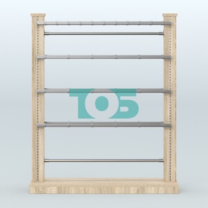 Островная система с перфорацией и пристенными поручнями под крючки с навеской №4