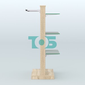 Островная система с перфорацией и тремя стеклянными полками №9