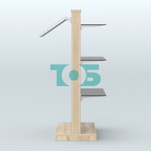 Островная система с перфорацией и прямыми полками №13