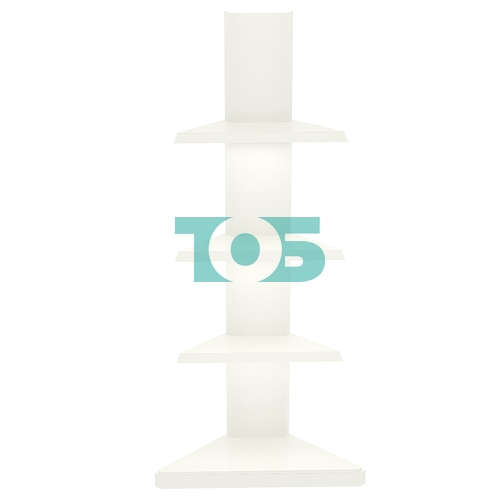 Внешний угол пристенного металлического стеллажа №1-ВУ-2.15