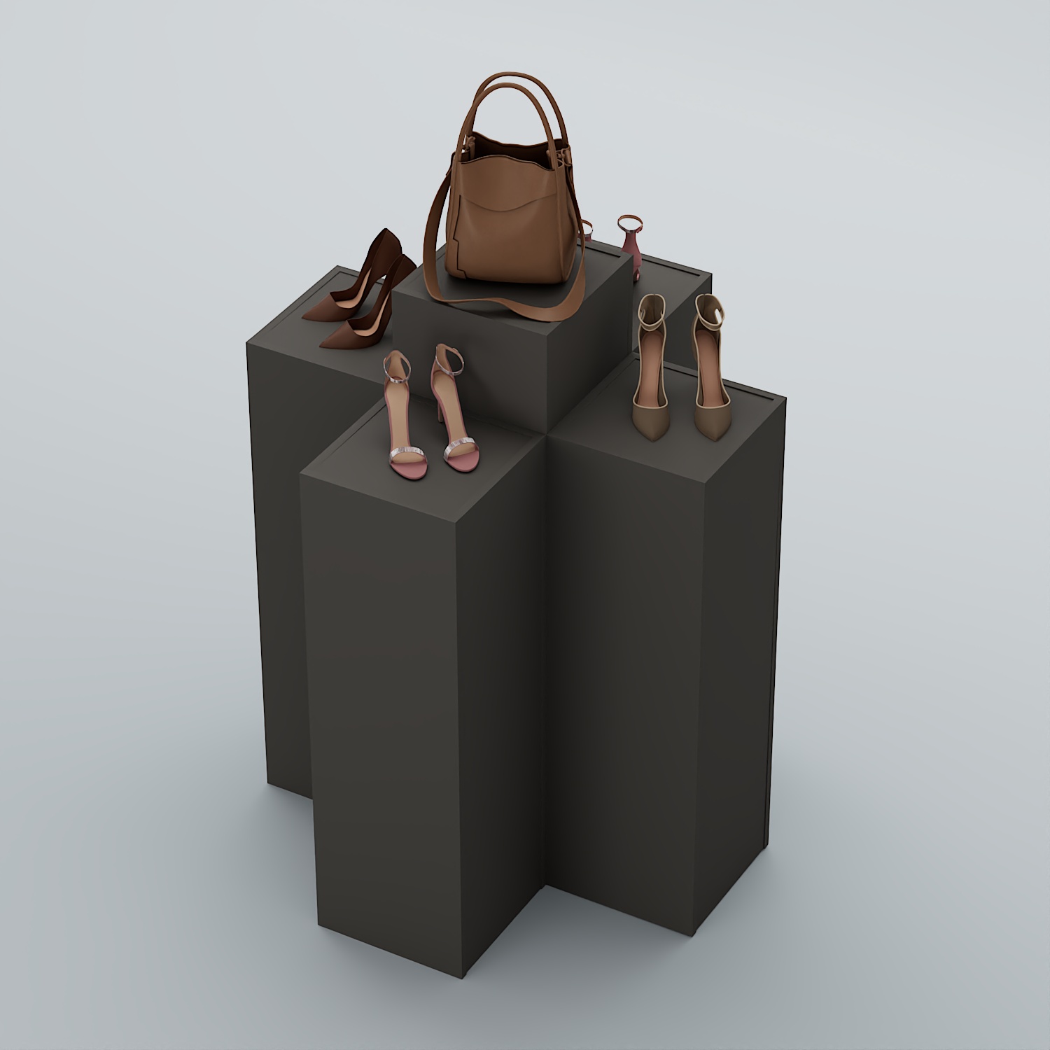 Демо-стенд Ступени-Крест №1 Черный