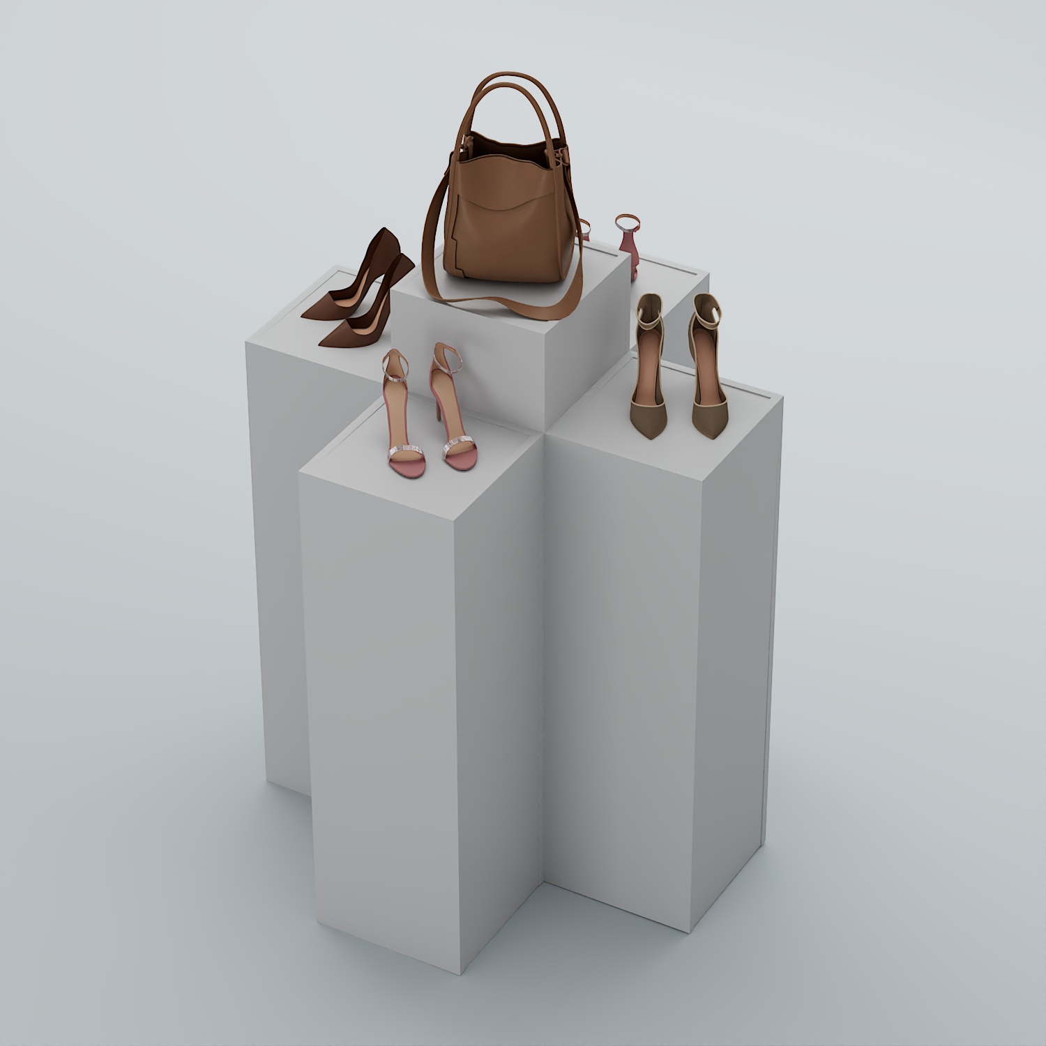 Демо-стенд Ступени-Крест №1 Серый