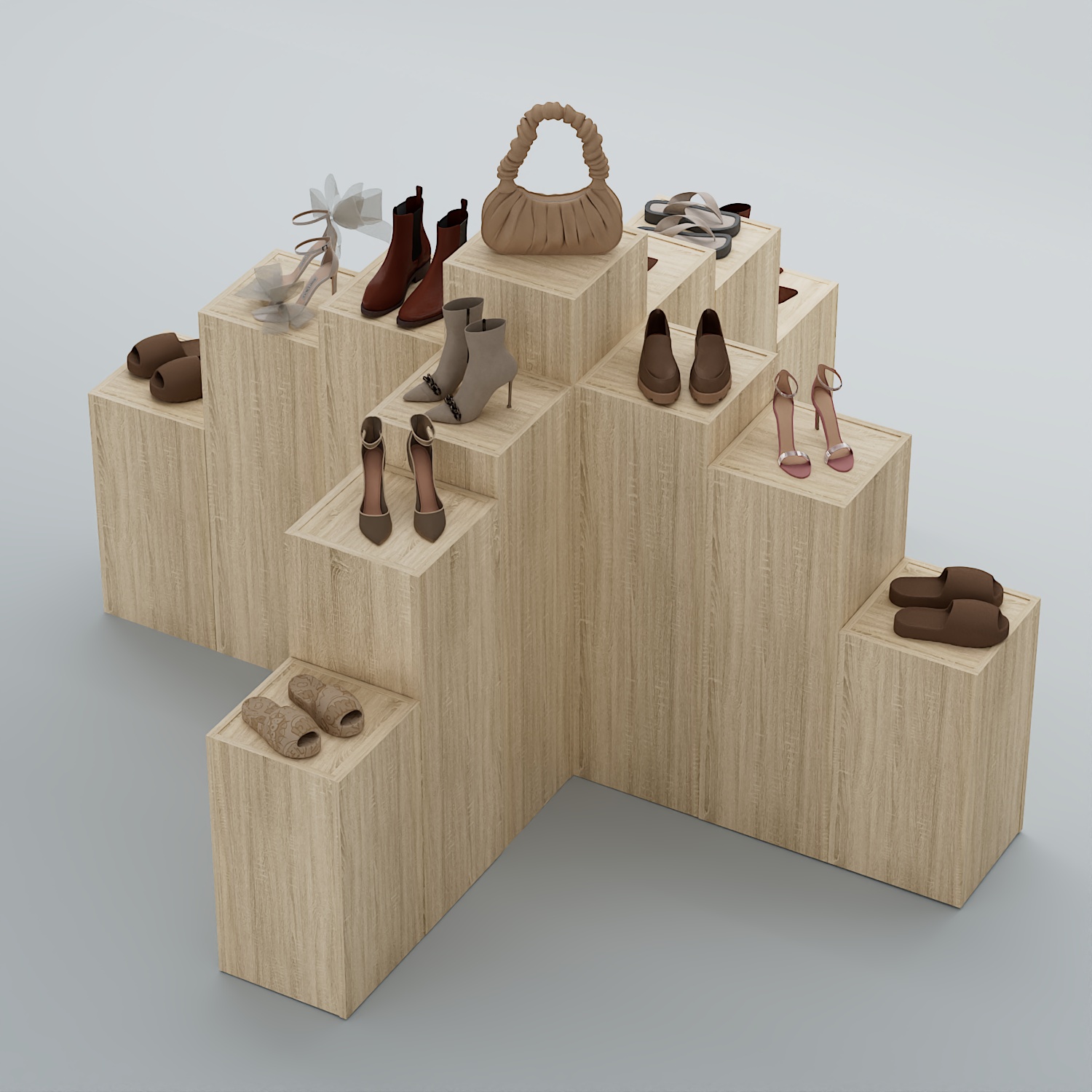 Демо-стенд Ступени-Крест №3 Дуб сонома