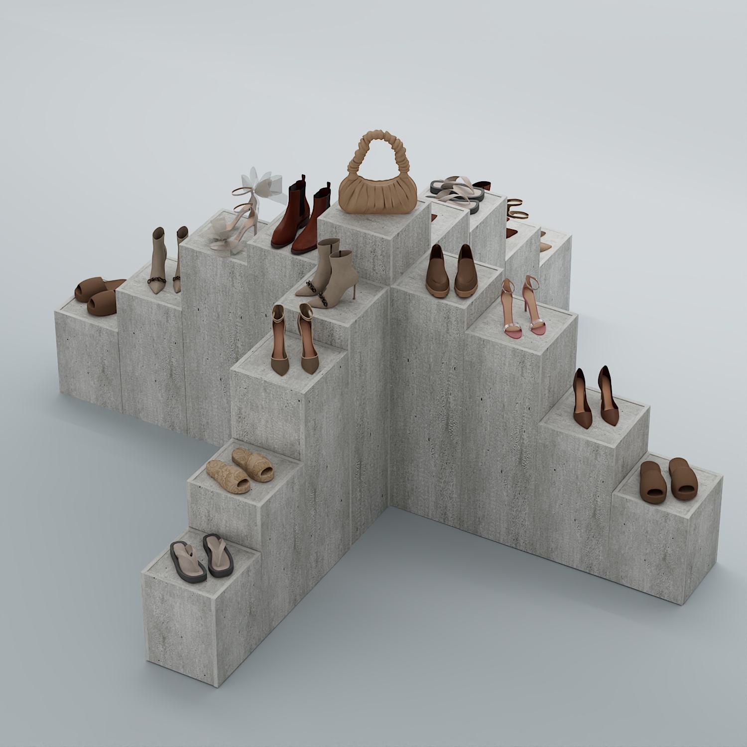 Демо-стенд Ступени-Крест №4 Метрополитан Грей