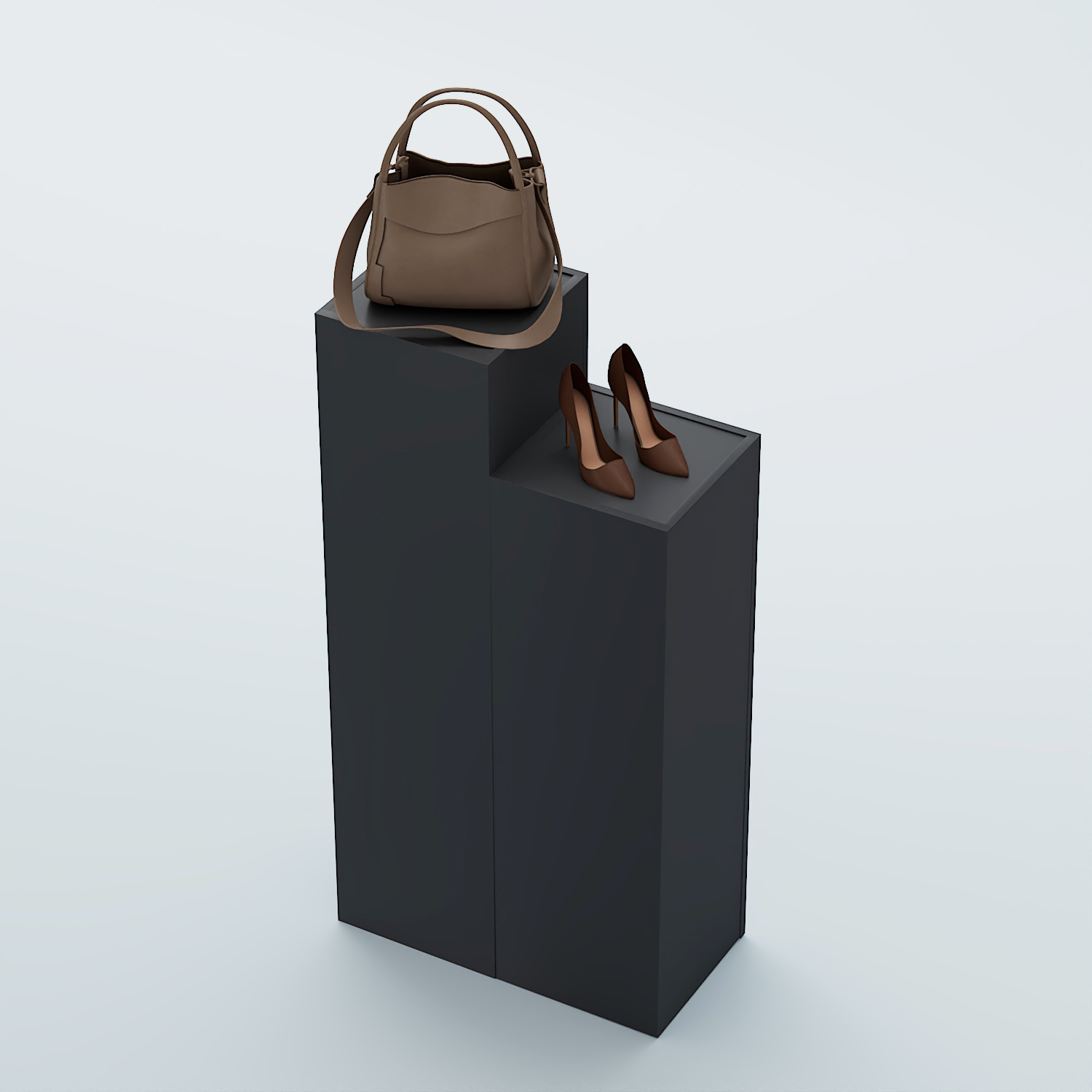 Демо-стенд Ступени-Лестница №1 Антрацит