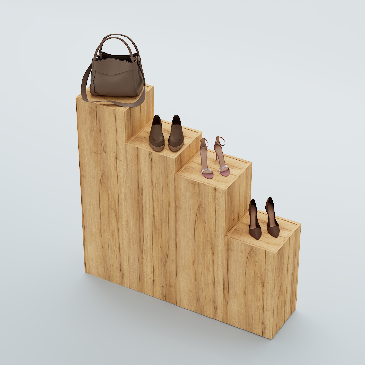 Демо-стенд Ступени-Лестница №3 Дуб Золотистый