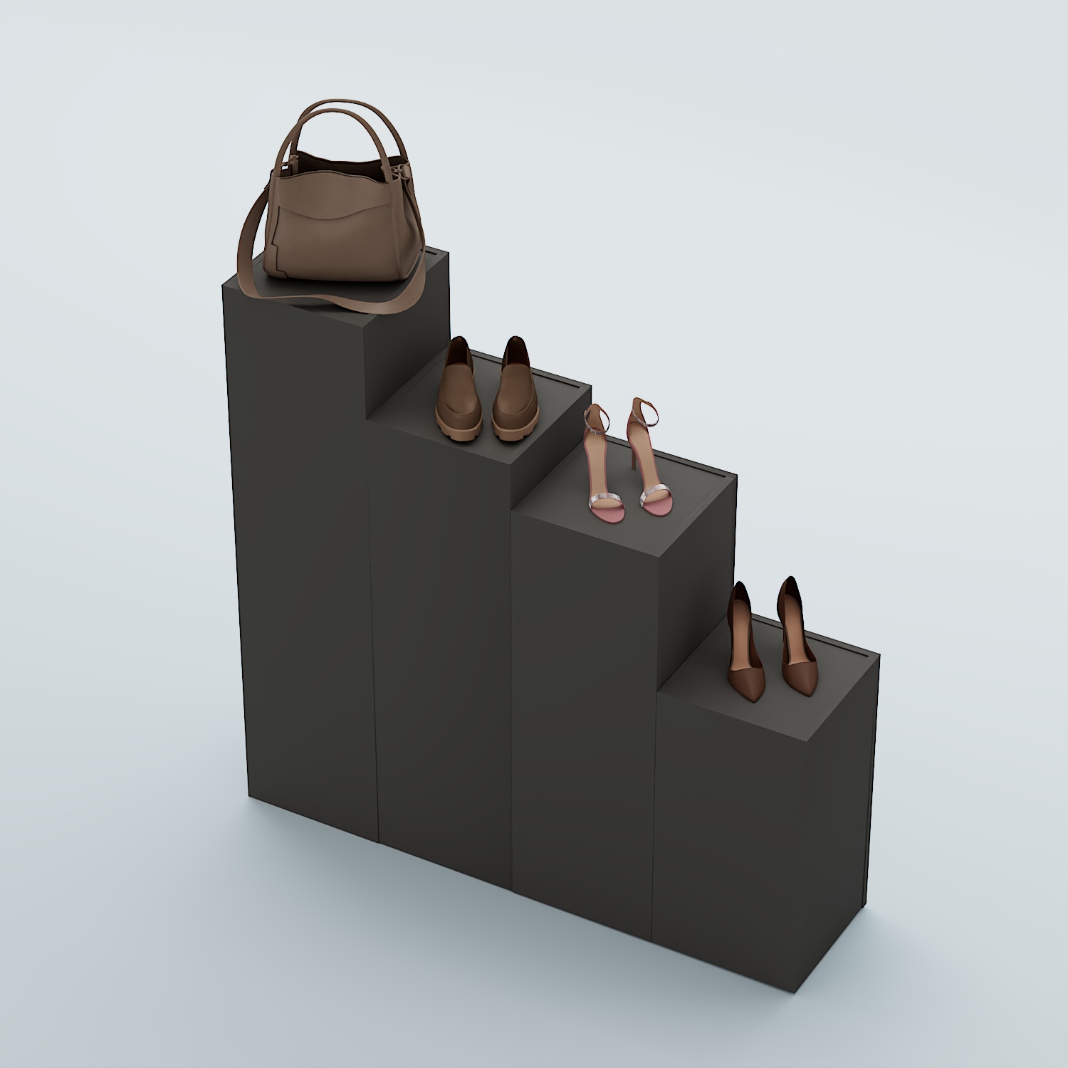 Демо-стенд Ступени-Лестница №3 Черный