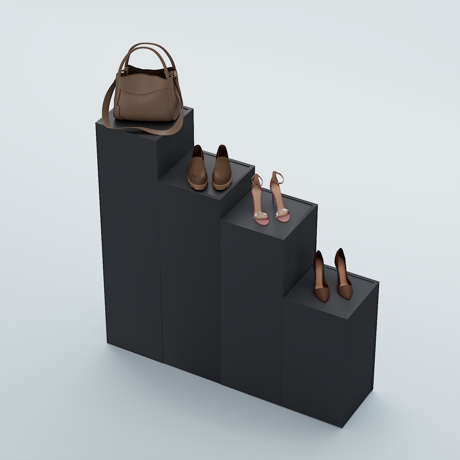 Демо-стенд Ступени-Лестница №3 Антрацит