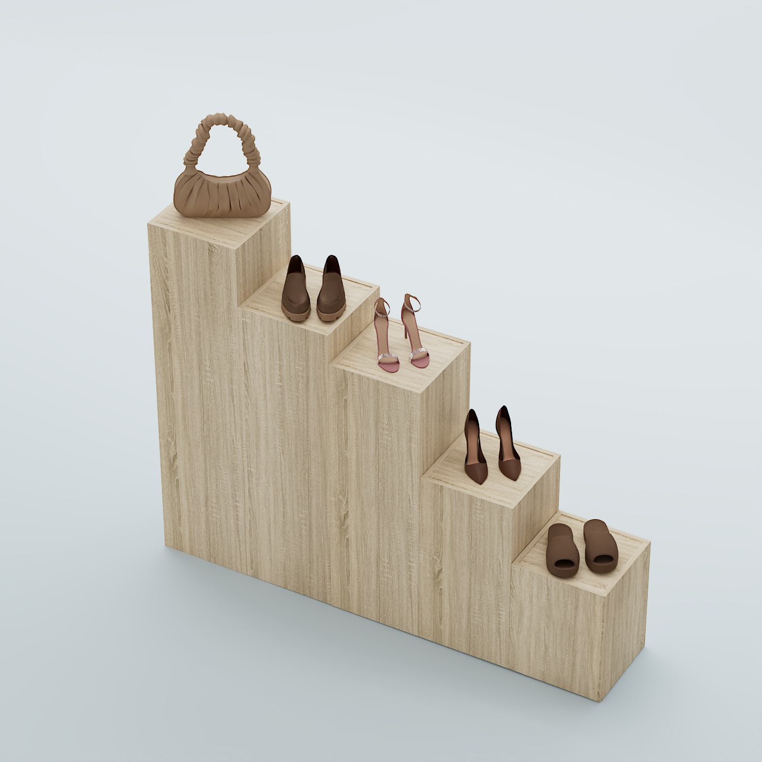 Демо-стенд Ступени-Лестница №4 Дуб сонома