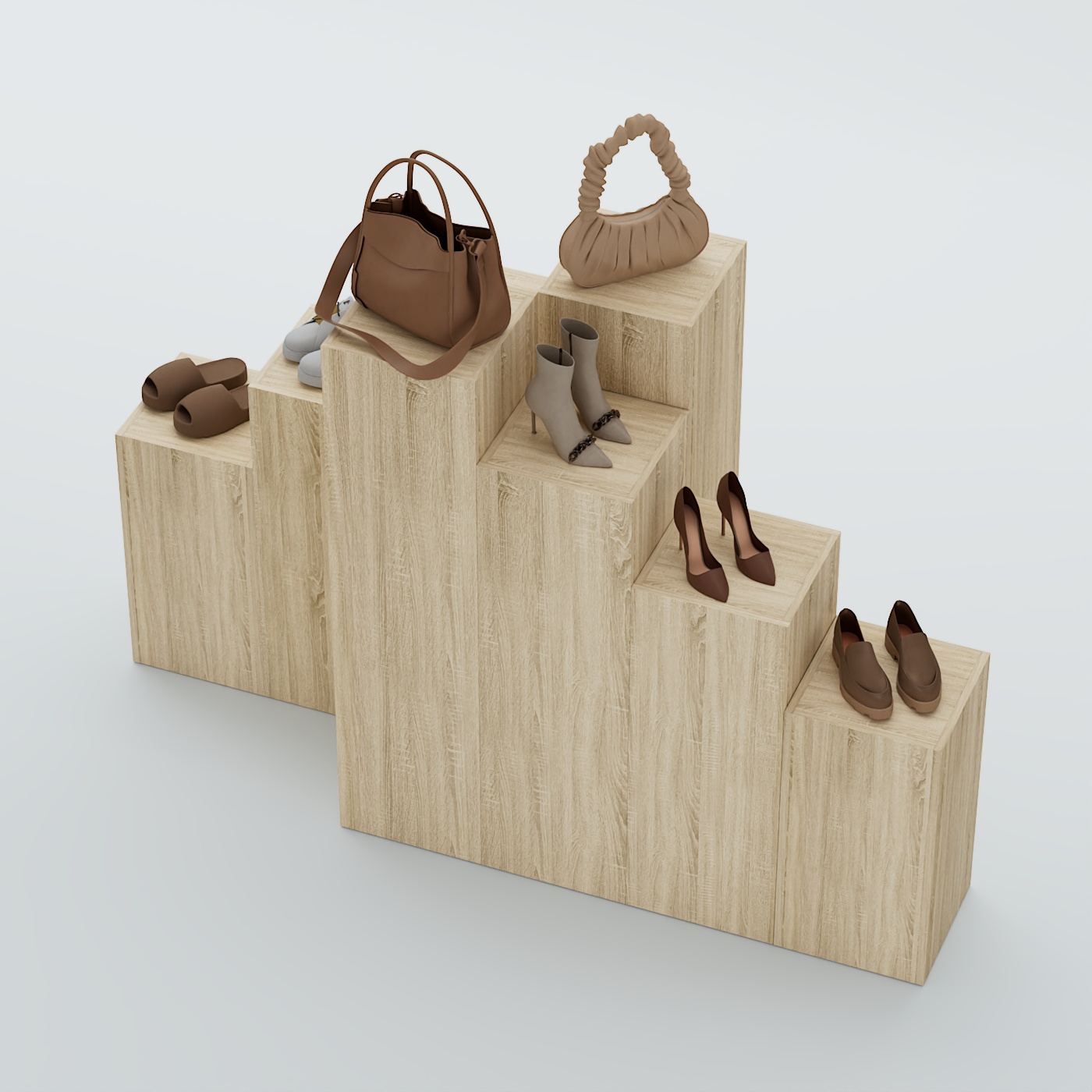 Демо-стенд Ступени-Пересечение №3 Дуб сонома