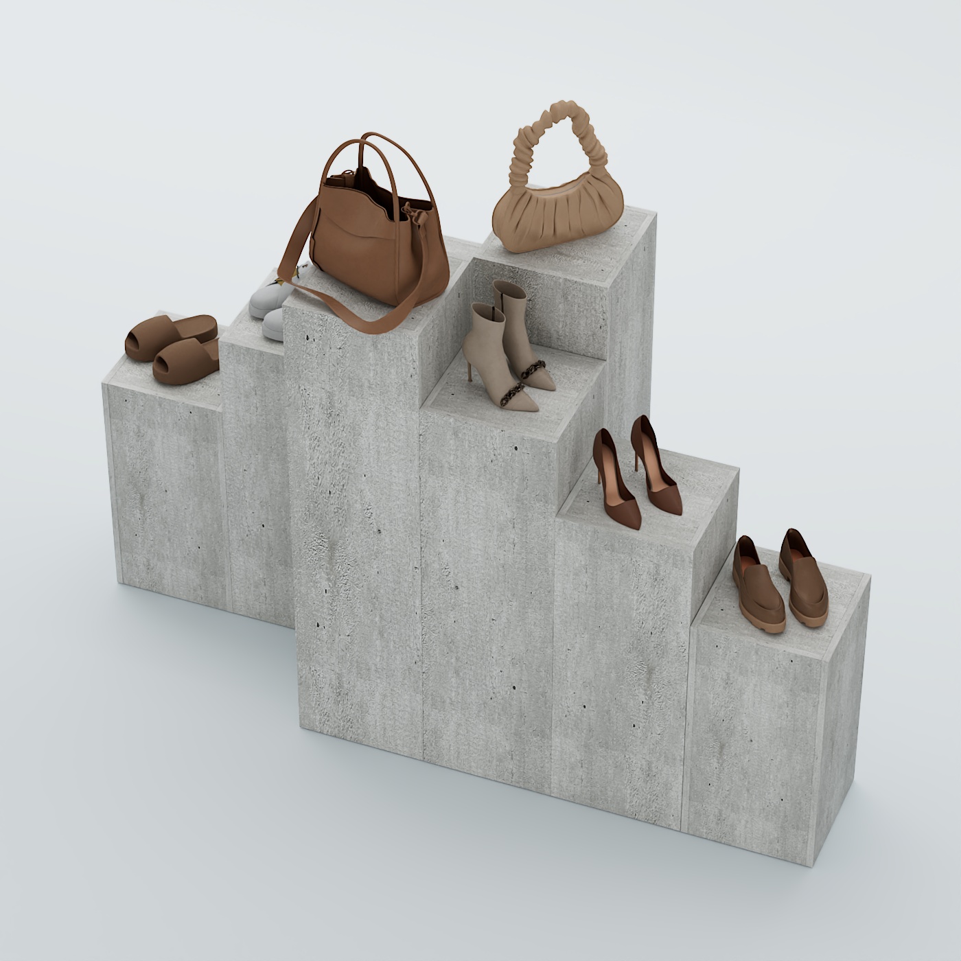 Демо-стенд Ступени-Пересечение №3 Метрополитан Грей