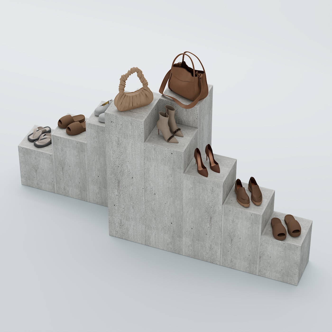 Демо-стенд Ступени-Пересечение №4 Метрополитан Грей