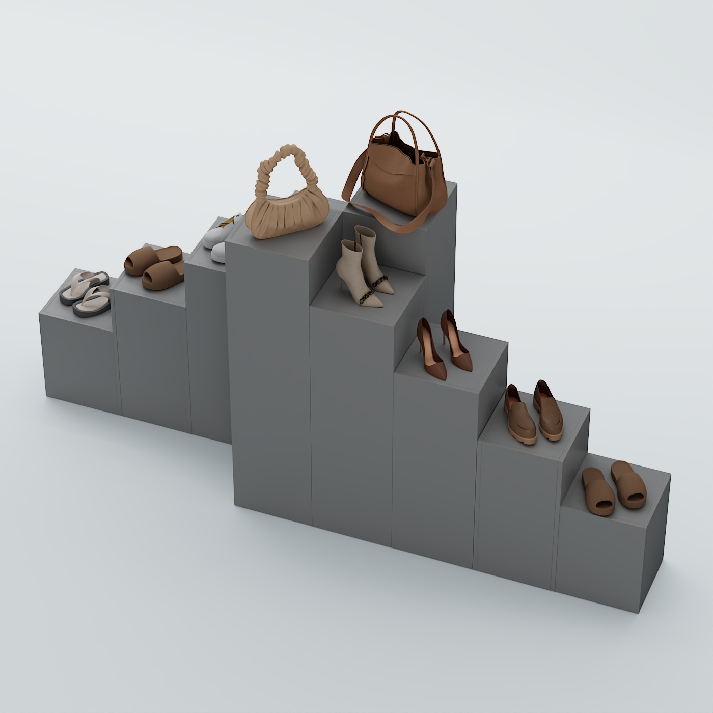 Демо-стенд Ступени-Пересечение №4 Темно-Серый