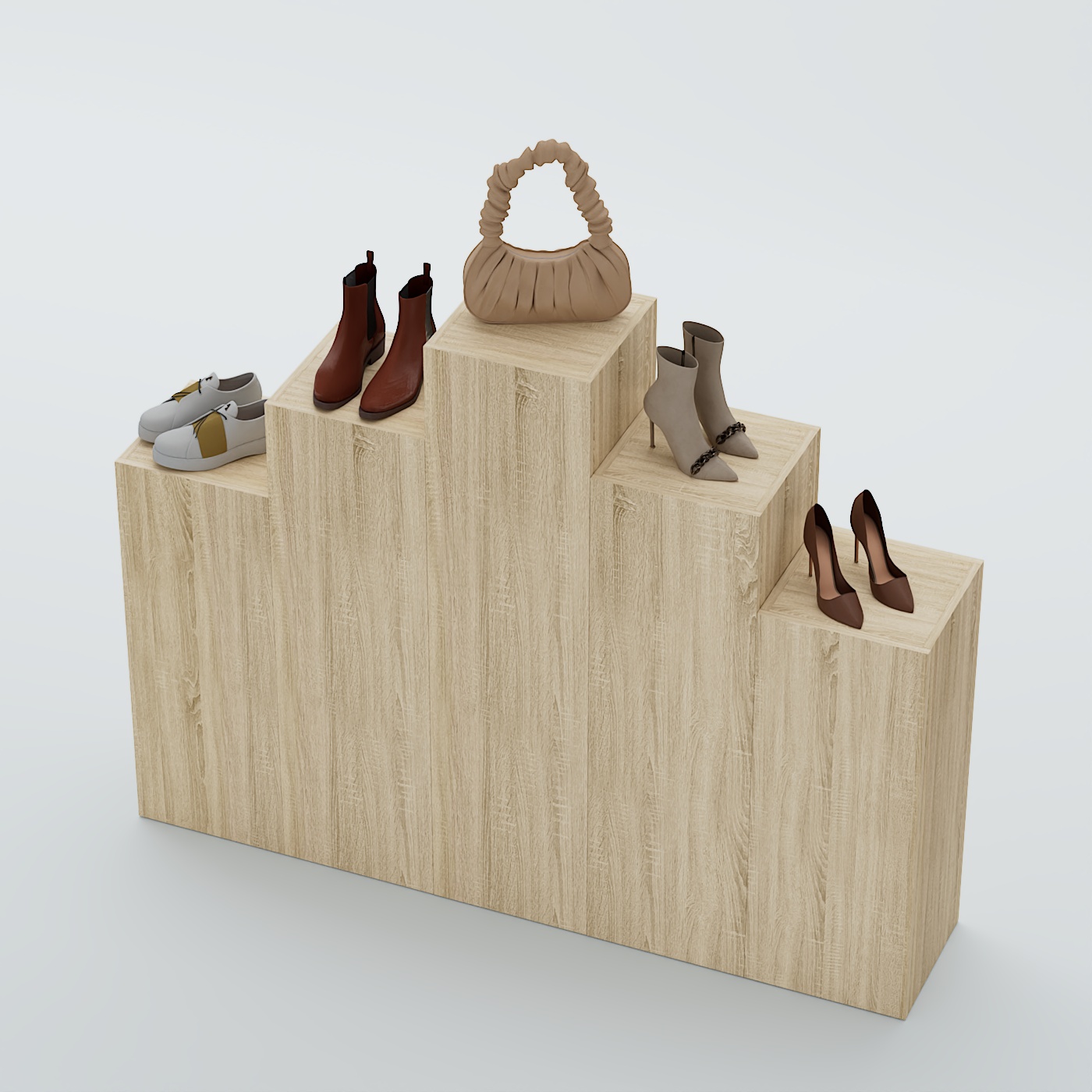 Демо-стенд Ступени-Пирамида №2 Дуб сонома