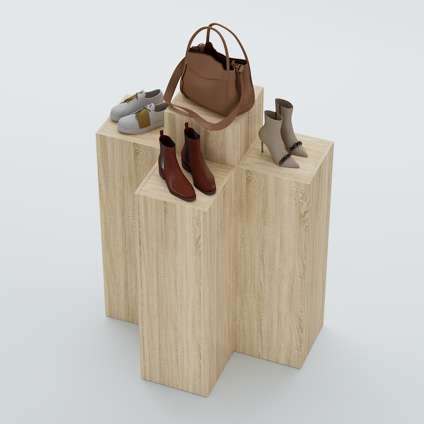 Демо-стенд Ступени Т-обр №1 Дуб сонома