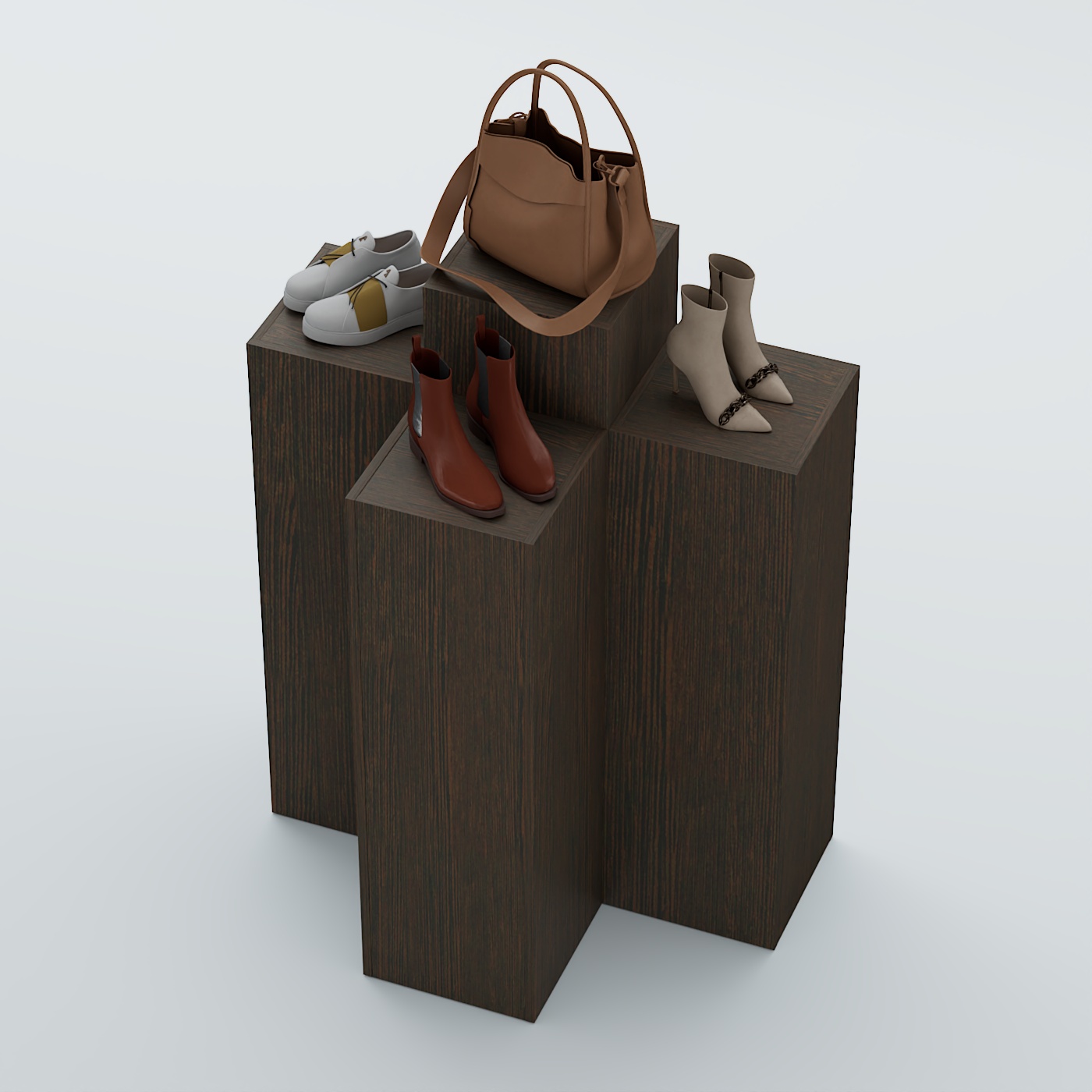 Демо-стенд Ступени Т-обр №1 Дуб Венге