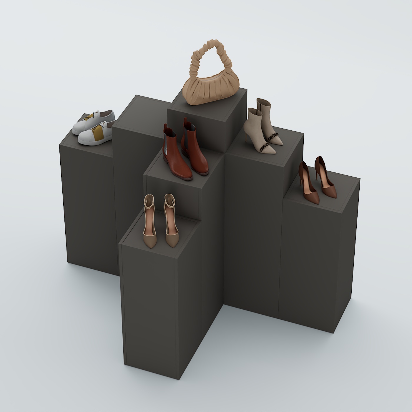 Демо-стенд Ступени Т-обр №2 Черный