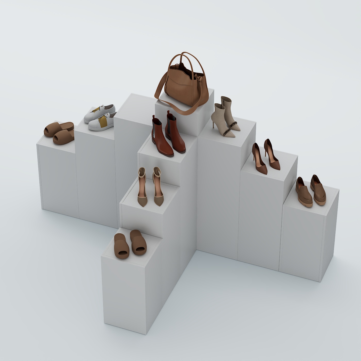 Демо-стенд Ступени Т-обр №3 Серый