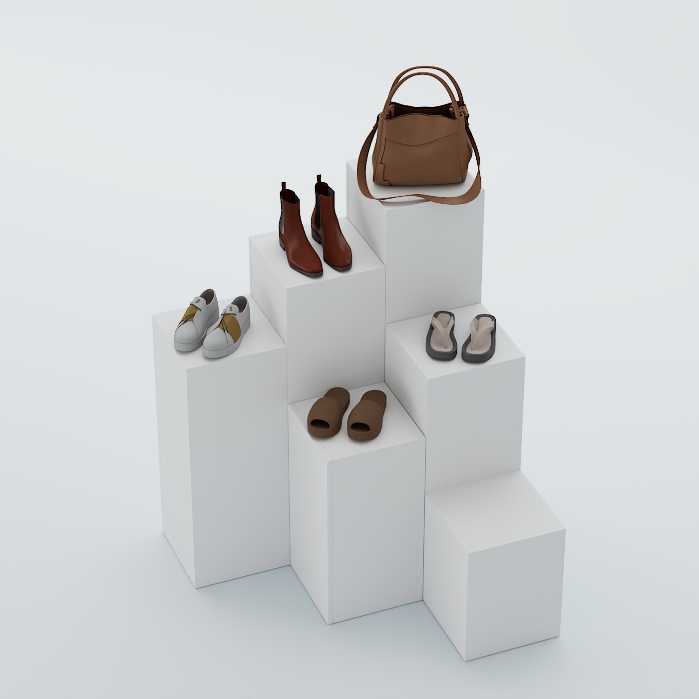 Демо-стенд Ступени-Шаг №1 Белый