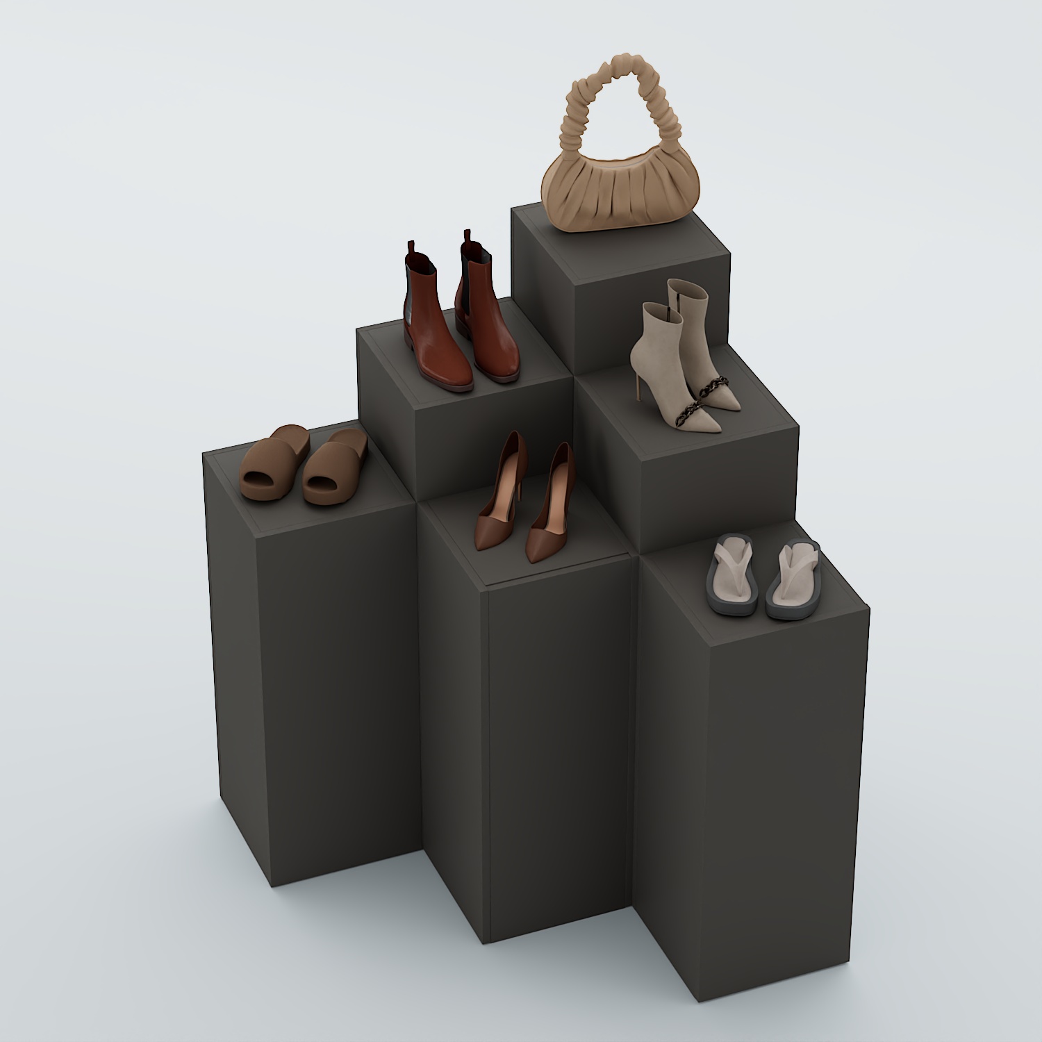 Демо-стенд Ступени-Шаг №2 Черный