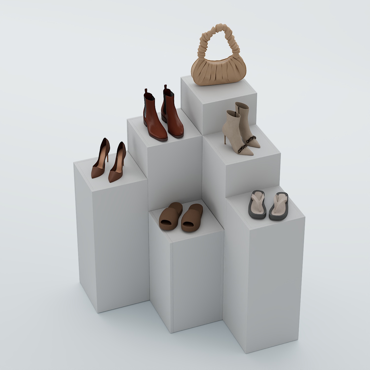 Демо-стенд Ступени-Шаг №3 Серый