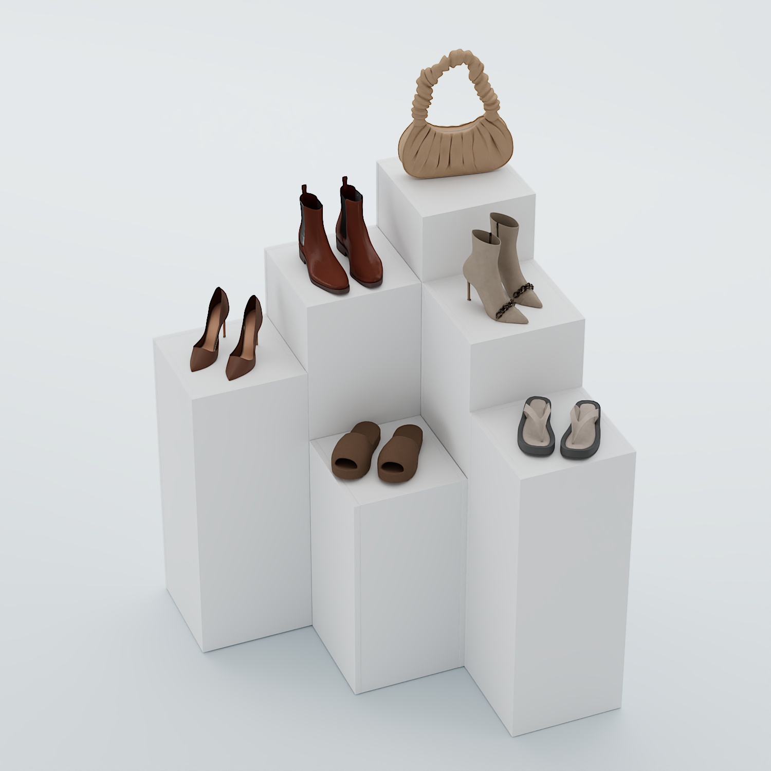 Демо-стенд Ступени-Шаг №3 Белый