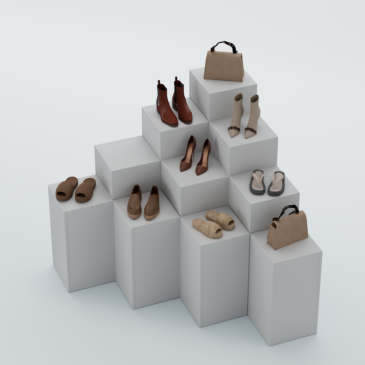 Демо-стенд Ступени-Шаг №4 Серый