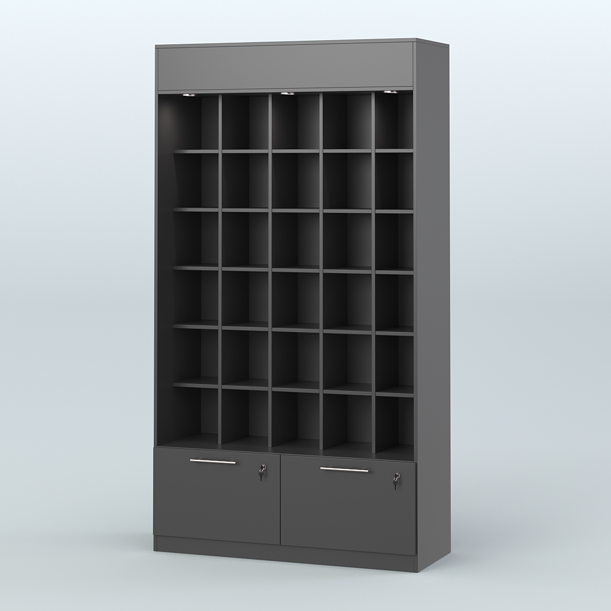 Специализиро- ванная витрина для продажи чая и кофе в восточном стиле с диодной подсветкой №1 Черный