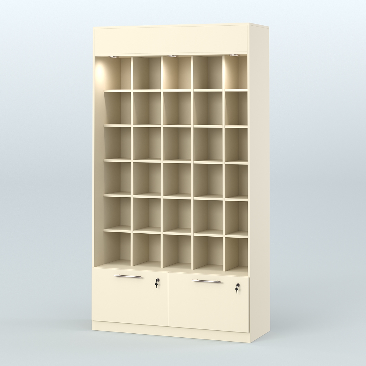 Специализиро- ванная витрина для продажи чая и кофе в восточном стиле с диодной подсветкой №1 Крем Вайс