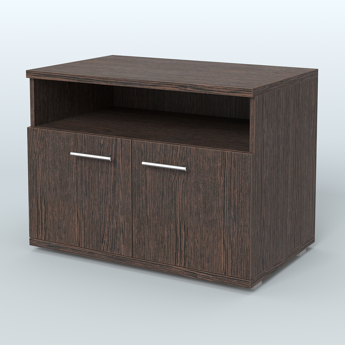 Тумба под оргтехнику, цвет дуб шамони темный Дуб Венге