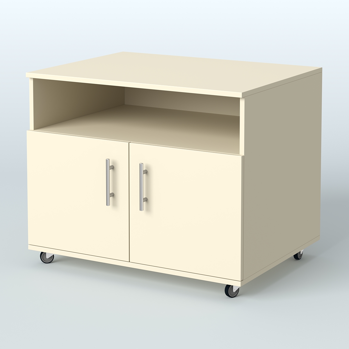 Тумба для оргтехники Сканди Крем Вайс