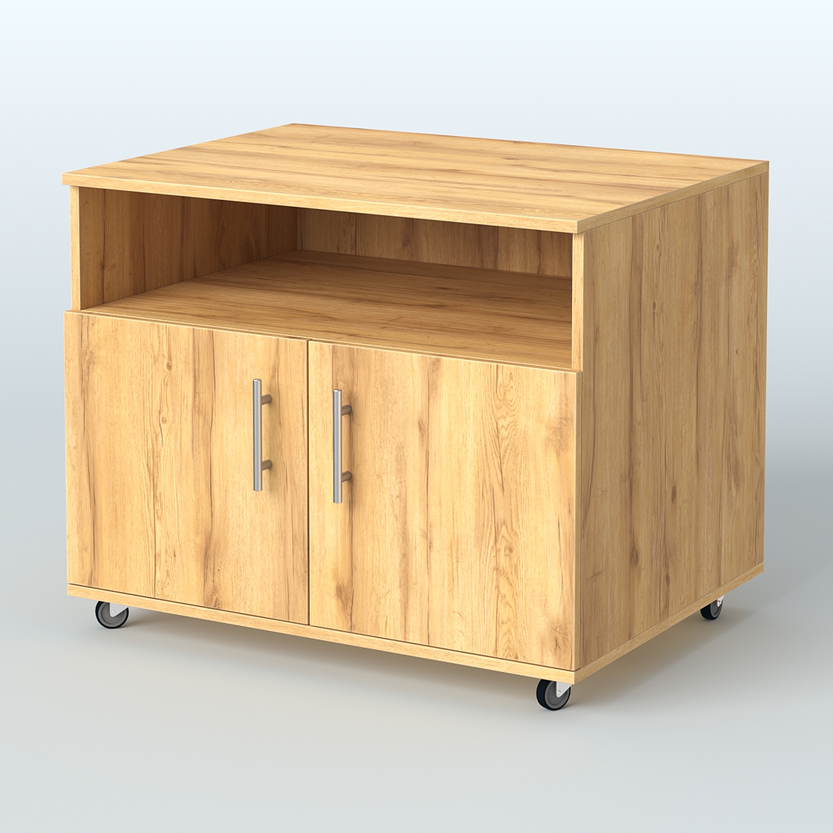 Тумба для оргтехники Сканди Дуб Золотистый