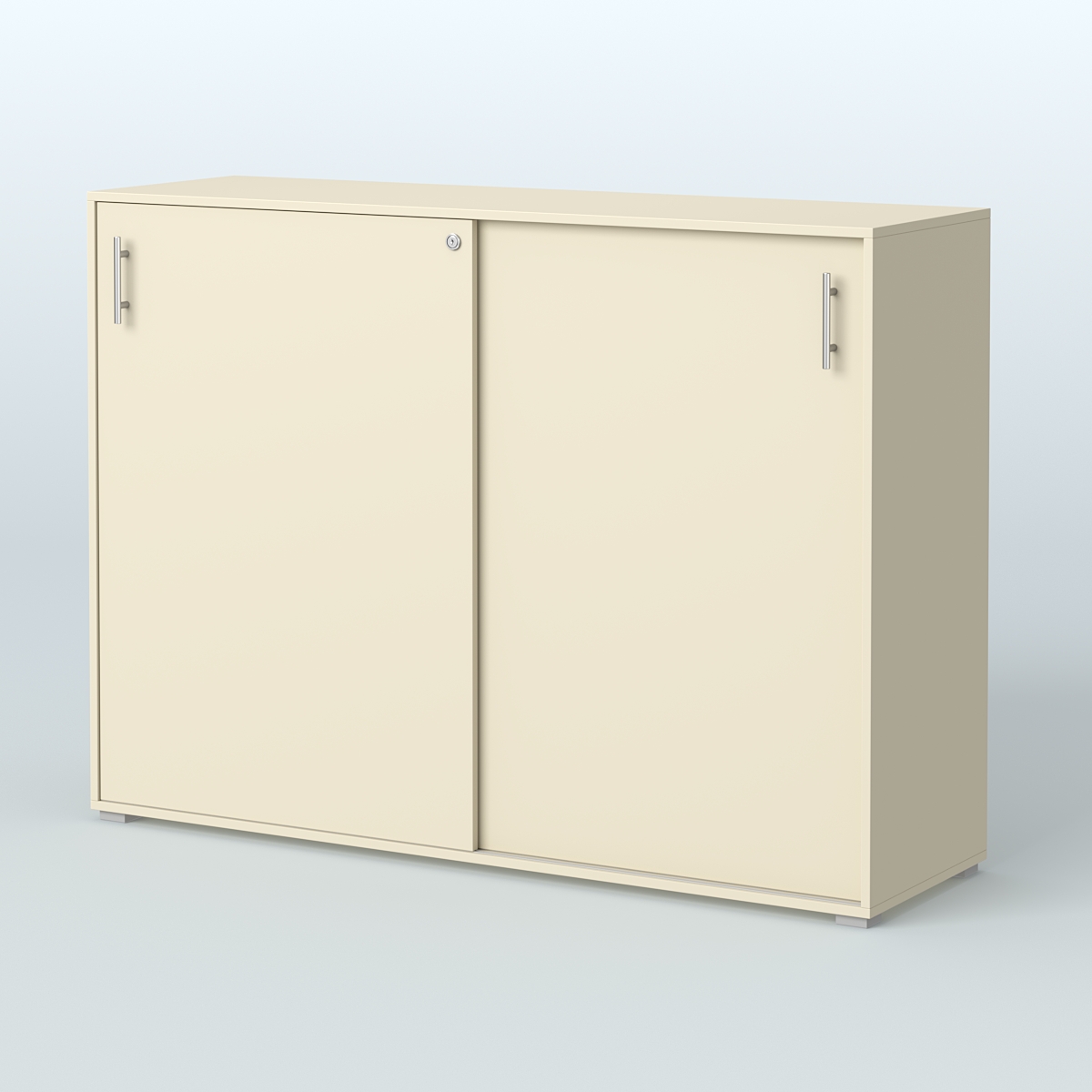 Тумба с раздвижными фасадами Тиана Крем Вайс