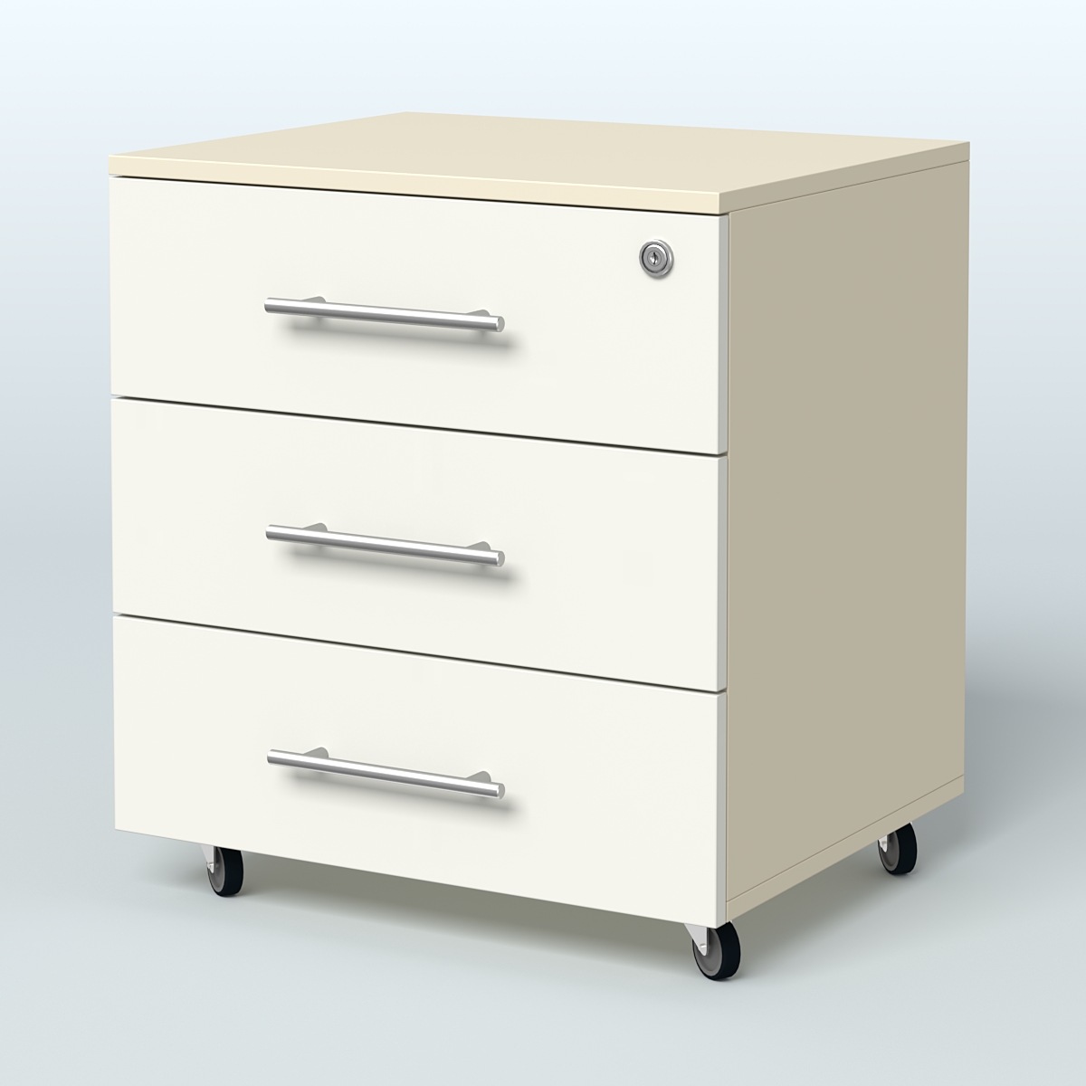 Тумба Леван Крем Вайс + Белый