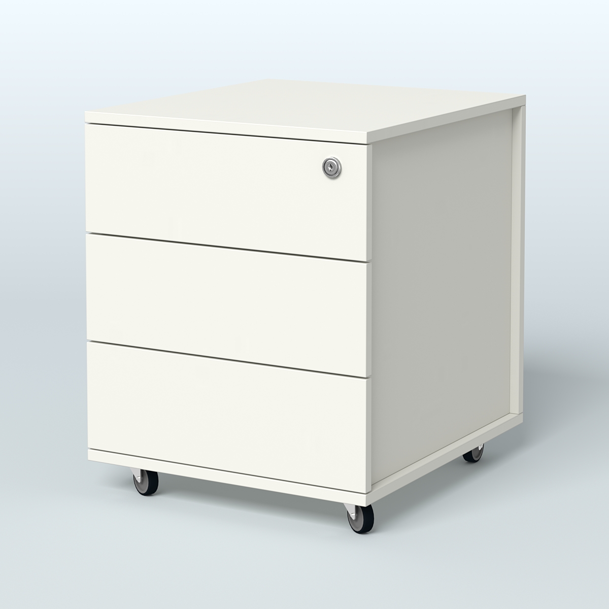 Тумба мобильная Киви, цвет белый Белый