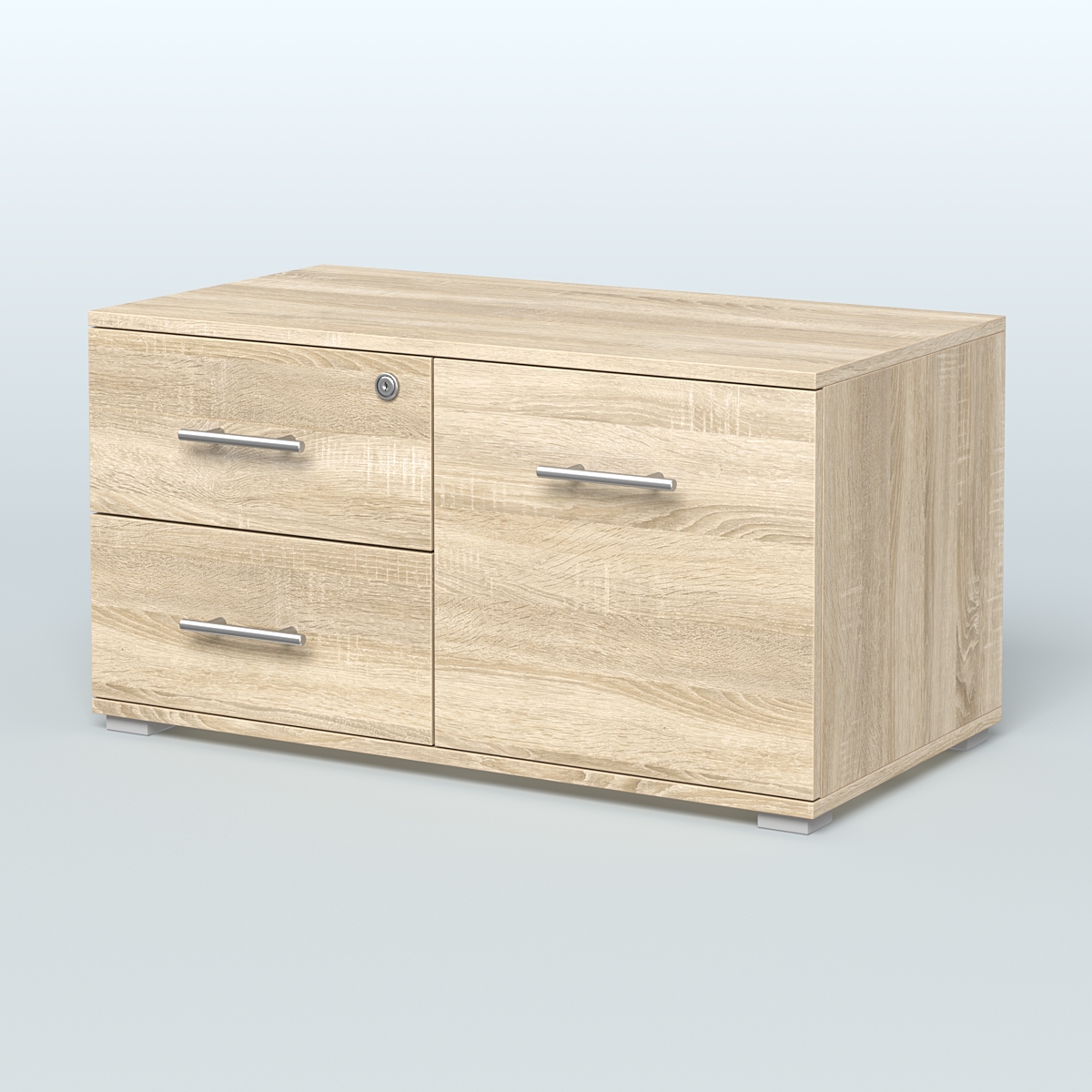 Тумба Динен №1 приставная широкая Дуб Сонома